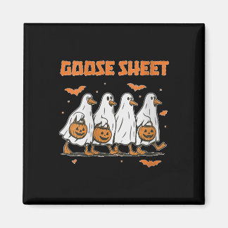 Imán Ropa de otoño de Halloween para mujeres Ganso de l