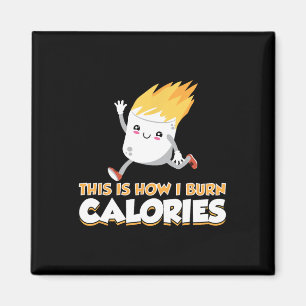 Imán Ropa de S'mores de Malvavisco Adorable Cómo Quemo