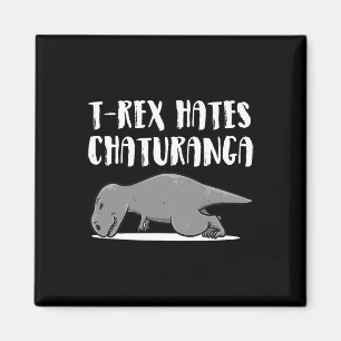 Imán Ropa de yoga de dinosaurio T-rex divertida regalo 
