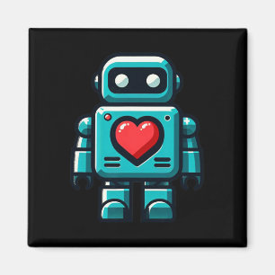 Imán Ropa Feliz de San Valentín de Me Encantan los Robo