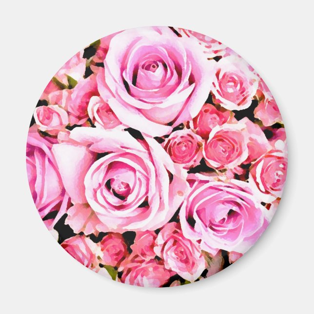 Imán Ropa rosa rosa rosa (Frente)
