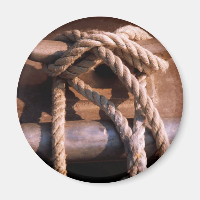 Imán Rope Atado A Un Ataque De Barco (Frente)