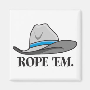 Imán Rope 'em cowboy
