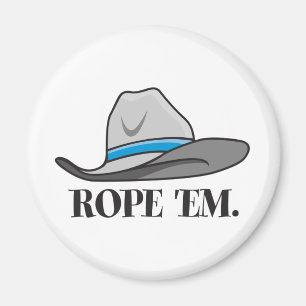 Imán Rope los engranaje del vaquero