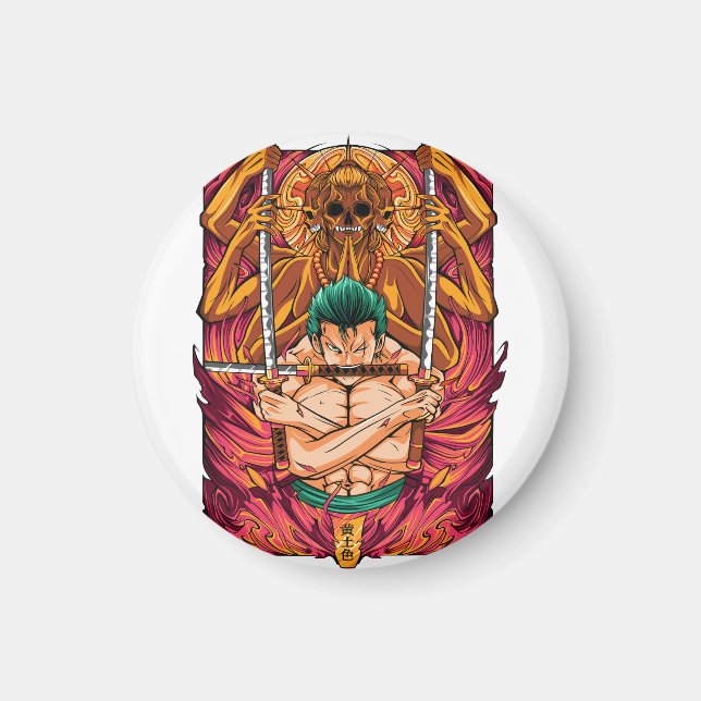 Imán Roronoa Zoro One Piece (Frente)