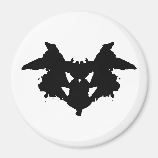 Imán Rorschach Inkblot (Frente)