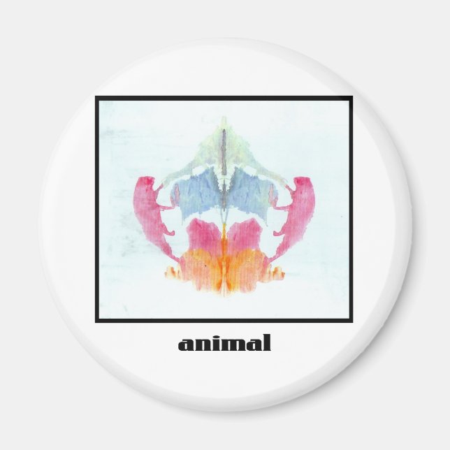 Imán Rorschach Inkblot 8 (Frente)