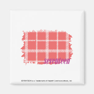 Imán Rosa 2 de la tela escocesa