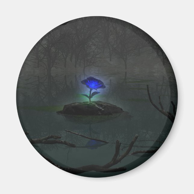 Imán Rosa azul (Frente)