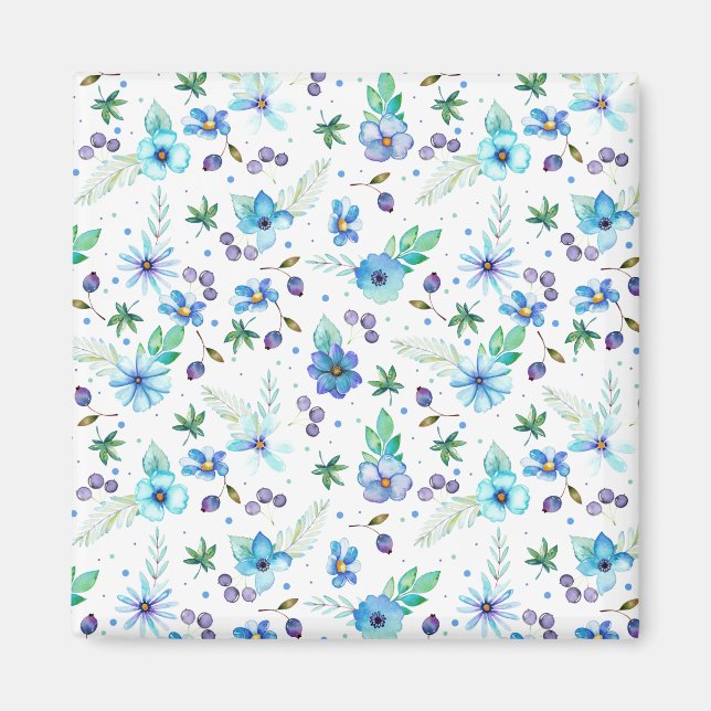 Imán Rosa azul (Frente)