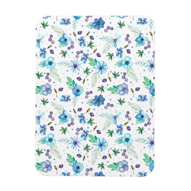 Imán Rosa azul (Vertical)