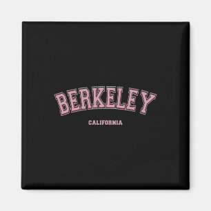 Imán Rosa Berkeley California Ca Estilo Varsity En Berk