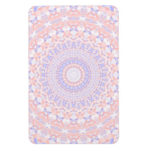 Imán Rosa, blanco y azul Kaleidoscopio
