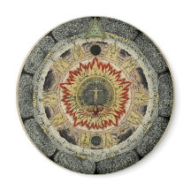 Rosa cósmico mágico Mandala