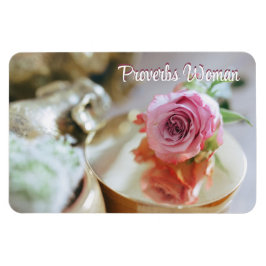 Imán Rosa cristiana y mujer proverbial