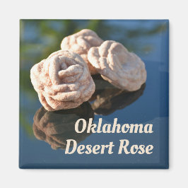 Imán Rosa de arena de cuarzo de desierto de Oklahoma