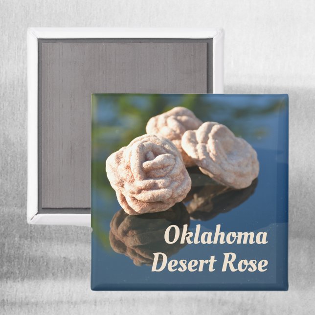 Imán Rosa de arena de cuarzo de desierto de Oklahoma (Subido por el creador)