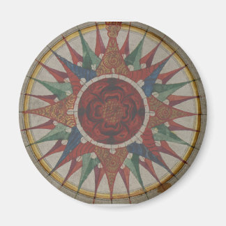 Imán Rosa de compás de manuscrito