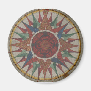 Imán Rosa de compás del manuscrito