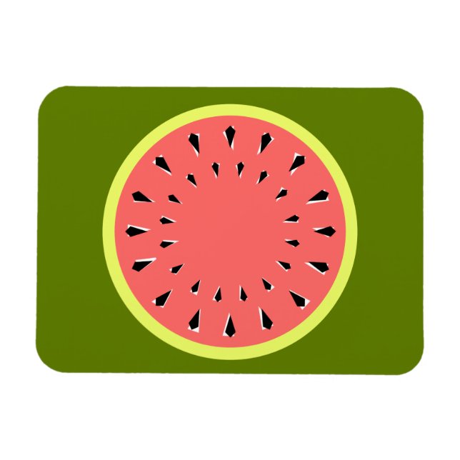 Imán Rosa de la sandía (Horizontal)