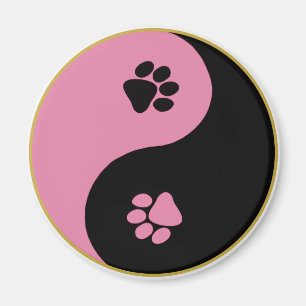 Imán Rosa de las patas de Yin Yang