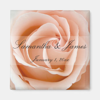 Imán Rosa de Naranja suave Boda personal