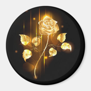 Imán Rosa de oro (rosa de oro)