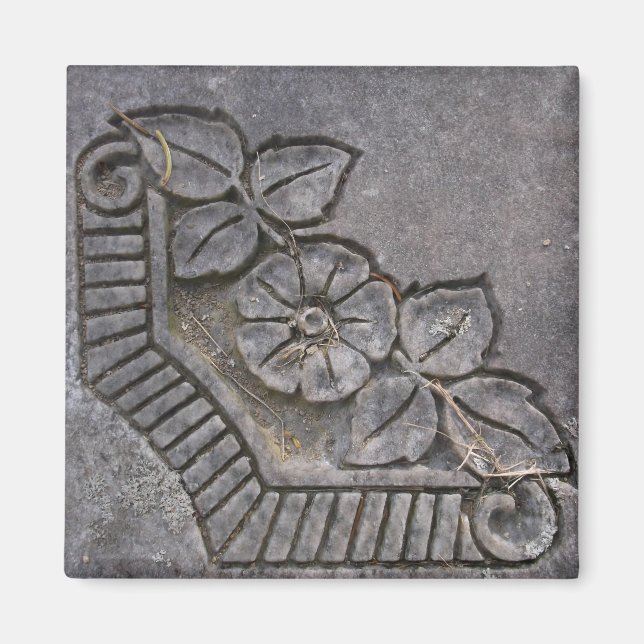 Imán Rosa de piedra (Frente)