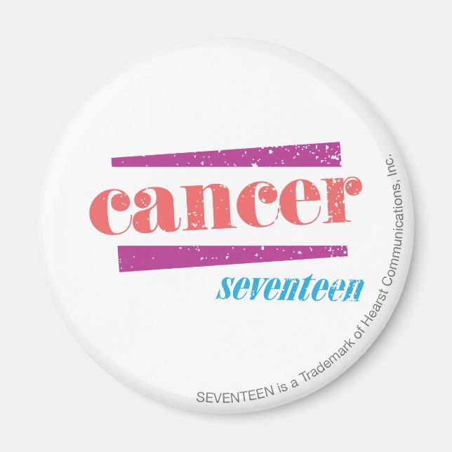 Imán Rosa del cáncer (Frente)