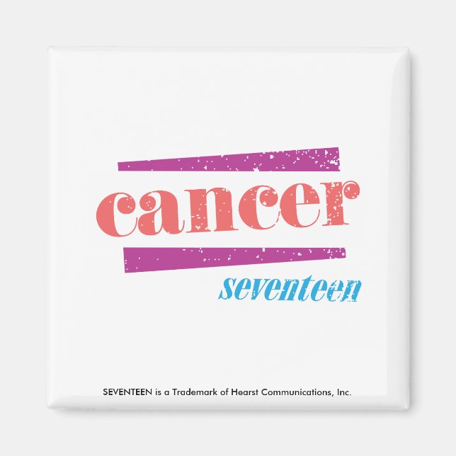 Imán Rosa del cáncer (Frente)
