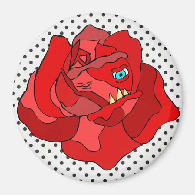 Imán Rosa despiadado (Frente)