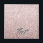 Imán rosa elegante purpurina de oro<br><div class="desc">Diseño minimalista,  moderno y elegante que representa un falso purpurina de oro rosa. Esta hermosa y femenina impresión,  con su sencillo e impresionante efecto,  es perfecta para las jóvenes contemporáneas. Impresione con un regalo único y elegante o simplemente trate usted mismo.</div>