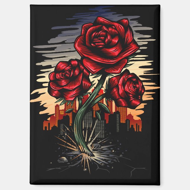 Imán Rosa en ascenso (Anverso)