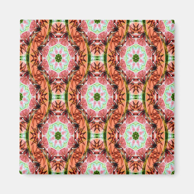 Imán Rosa en flor...... (Frente)