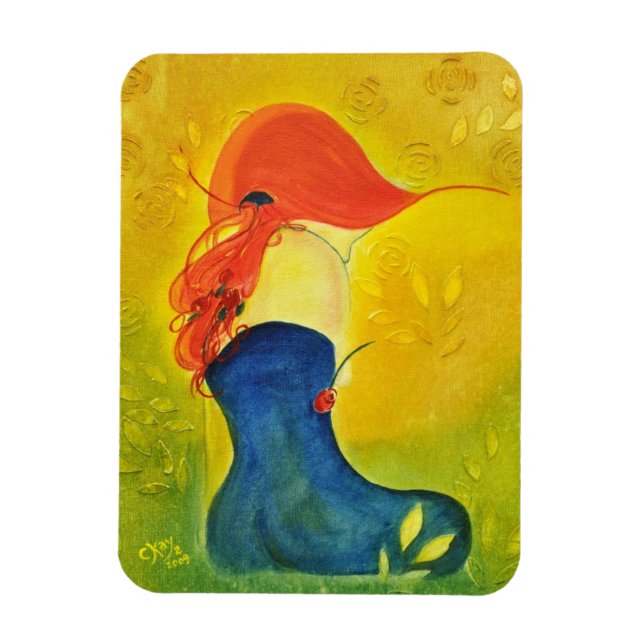 Imán Rosa Flexi Magnet (Vertical)