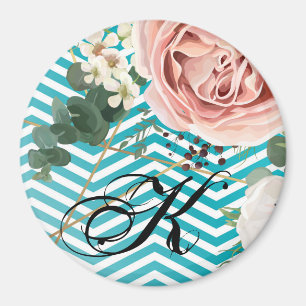 Imán Rosa geométrico magnético personalizado Chevron Ve