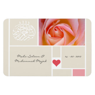 Imán Rosa islámico quran boda quran guardar la fecha