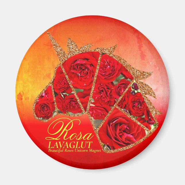 Imán Rosa Lavaglut (Frente)