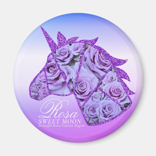 Imán Rosa Luna Dulce (Frente)