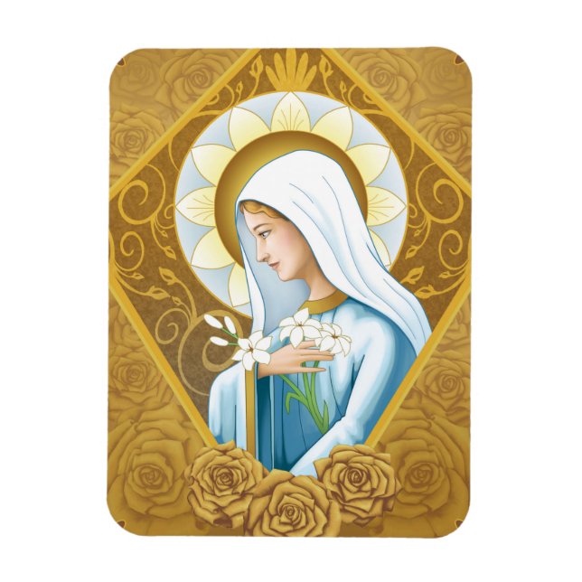 Imán Rosa místico (Vertical)