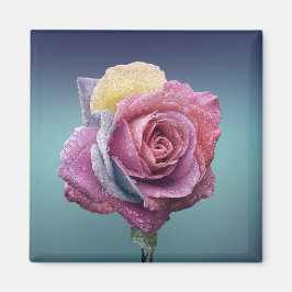 Imán Rosa multicolor