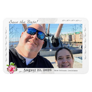 Imán Rosa Nupcial Boda católica