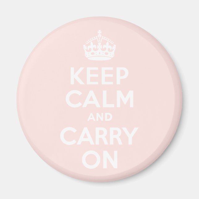 Imán Rosa oxidado mantener la calma y continuar (Frente)