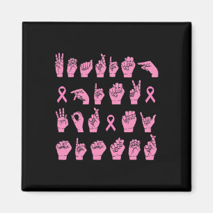 Imán Rosa Para Mi Hermana Asl Apoyo Al Cáncer De Mama