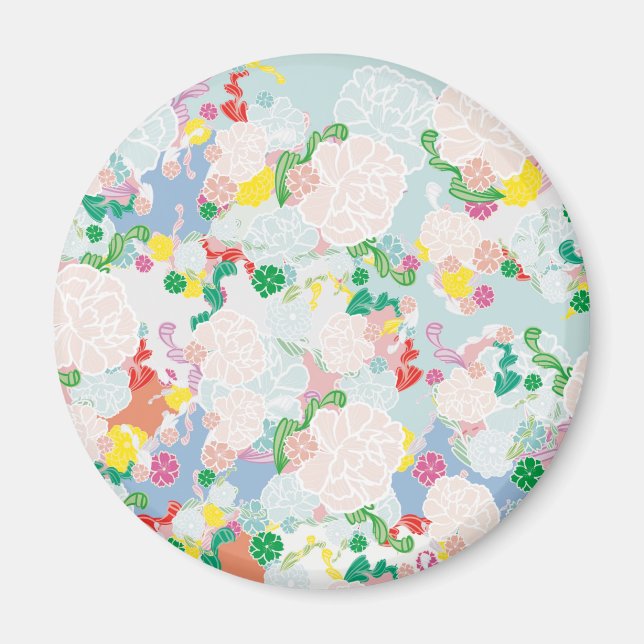 Imán Rosa peony (Frente)