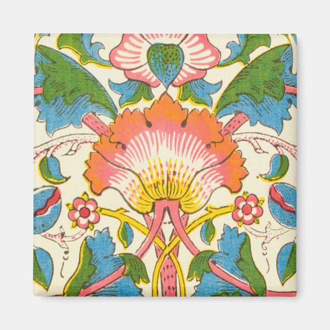 Imán Rosa postrado (por William Morris) (Frente)