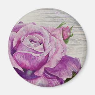 Imán Rosa púrpura de color acuático ruso