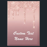 Imán Rosa Purpurina de oro Personalizado Nombre de text<br><div class="desc">Magnates con Rosa de oro Purpurina Rubor Sparkle Drips Personalizado Texto Diseño de Personalizable moderno rosado - Añadir su nombre de texto único o eliminar texto - Hacer su regalo especial de imán - Redimensionar y mover o eliminar y agregar texto/elementos con la herramienta Personalización. Elija fuentes / tamaño /...</div>