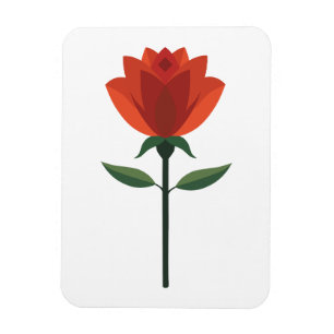 Imán Rosa Roja eterna
