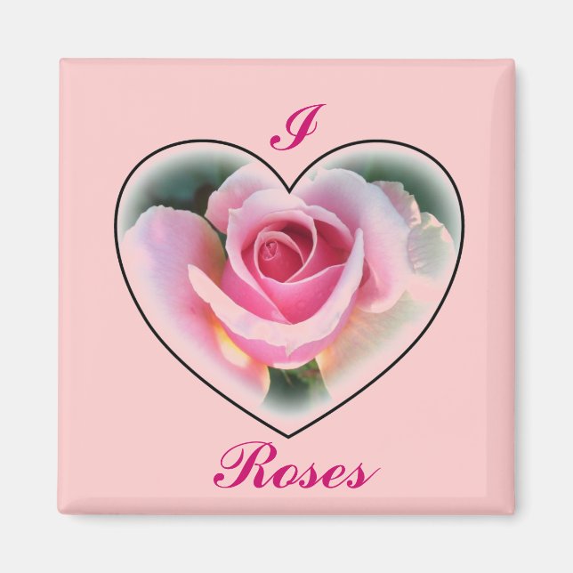Imán rosa rosa (Frente)